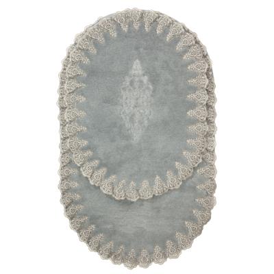 Asya Model Gri  2'li Banyo Paspas Takımı