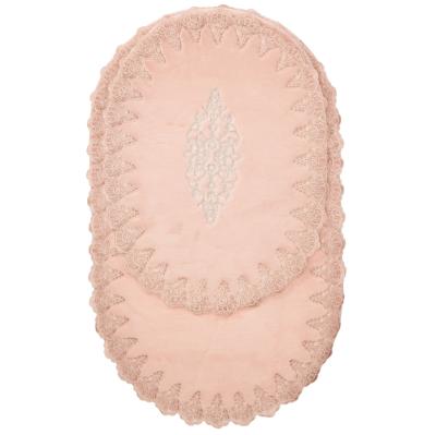 Asya Model Pudra  2'li Banyo Paspas Takımı