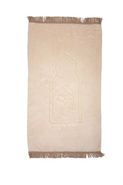 Comfort Model Bej Peluş Seccade