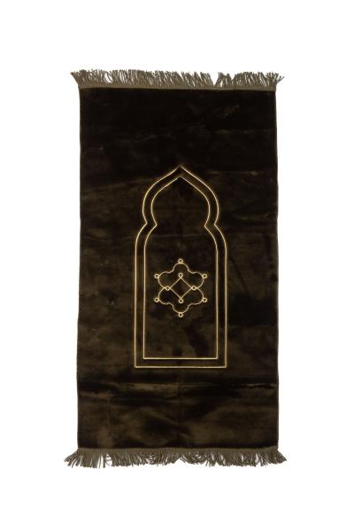 Comfort Model Haki Peluş Seccade