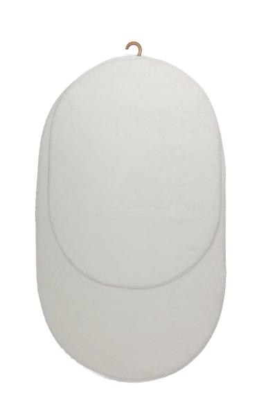 Sade Beyaz  2'li Banyo Paspas Takımı